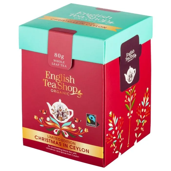 Herbata Świąteczna ENGLISH TEA SHOP Christmas In Ceylon 80g