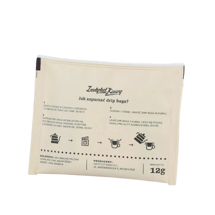 Drip Bag INSTYTUT KAWY Kolumbia La Villa GEISHA Box 6x12g