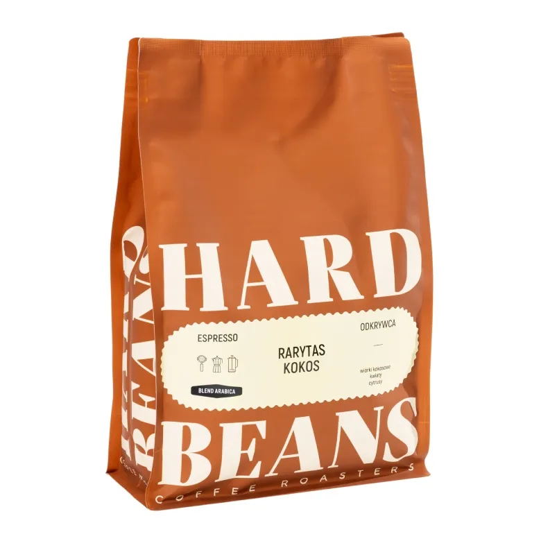 Kawa Ziarnista HARD BEANS Rarytas Kokos Espresso 1kg