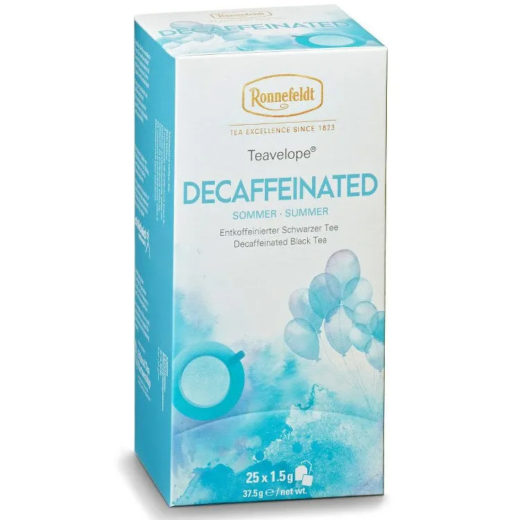 Herbata RONNEFELDT Teavelope Decaffeinated 25x1,5g - Czarna