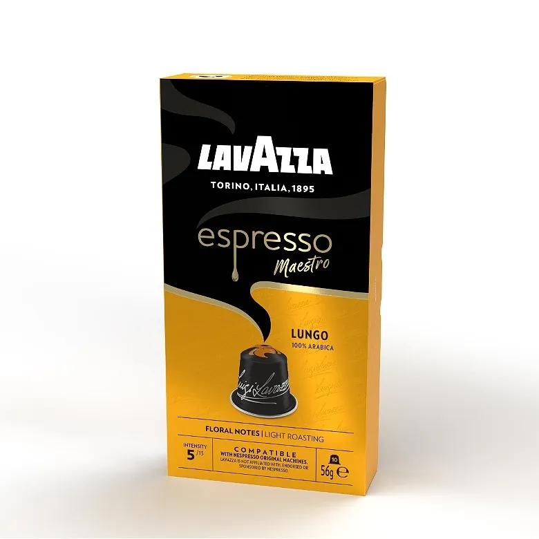 Kapsułki Do Nespresso* LAVAZZA Espresso Maestro Lungo - 10 Sztuk