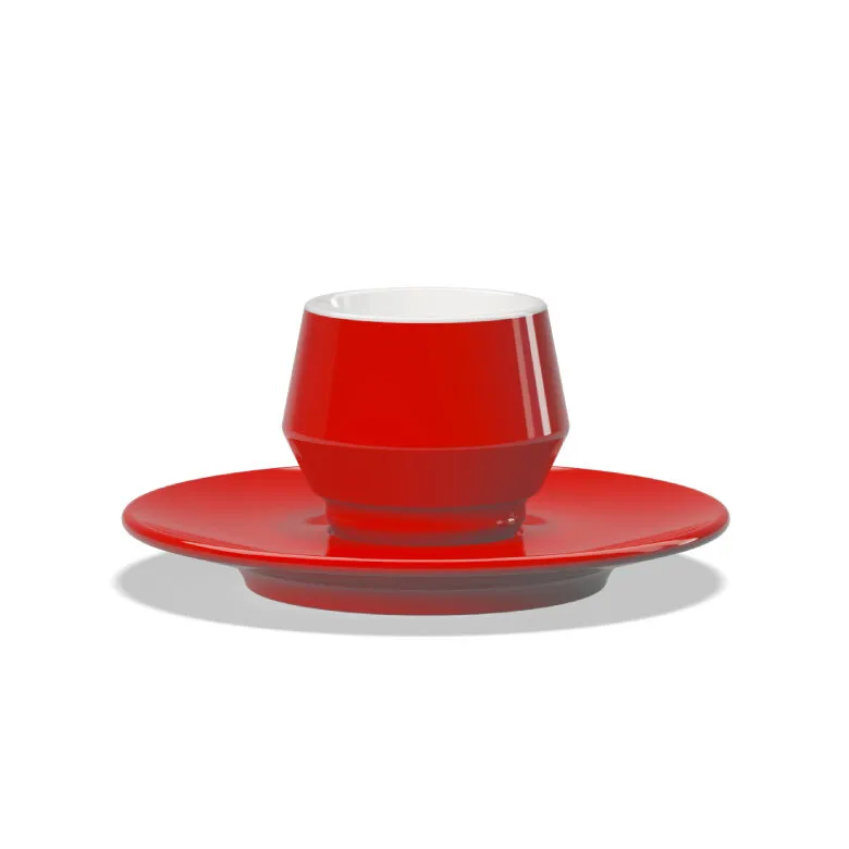 Filiżanka Do Espresso CLUB HOUSE Maniko 70 ml - Czerwona