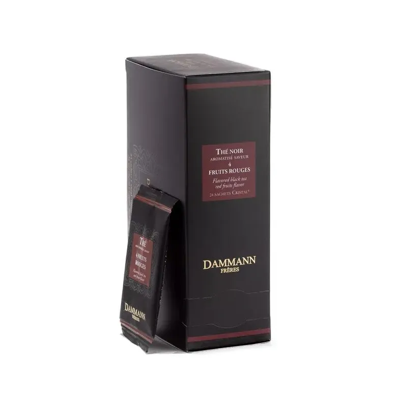 Herbata DAMMANN 4 Fruits Rouges 24 Saszetki - Czarna