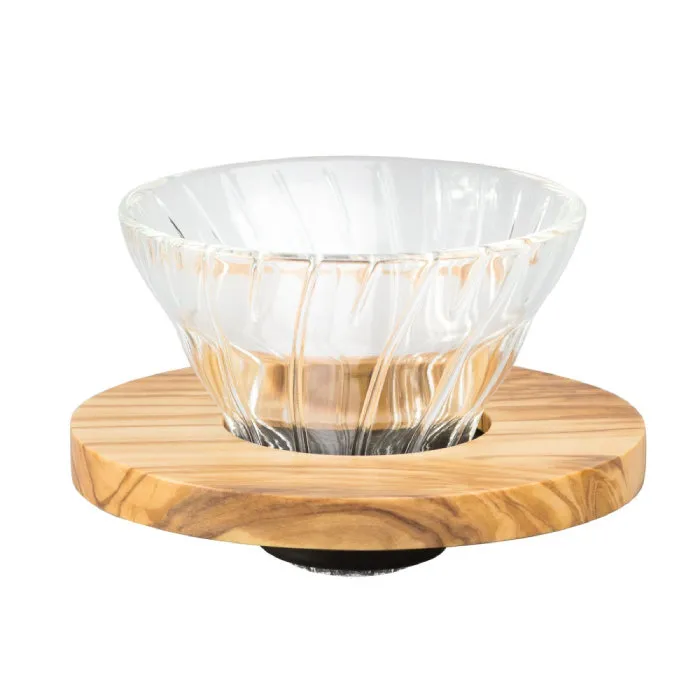 Szklany Drip HARIO V60-01 - Olive Wood
