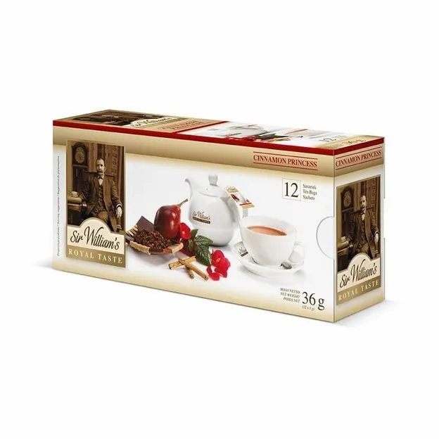 Ziołowa Herbata SIR Williams Royal Taste Cinnamon Princess 12x3g