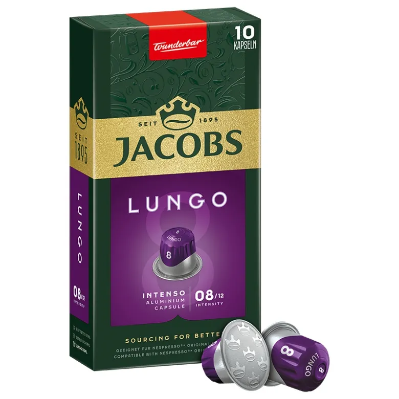 Kapsułki Do Nespresso JACOBS Lungo 8 Intenso 10 szt