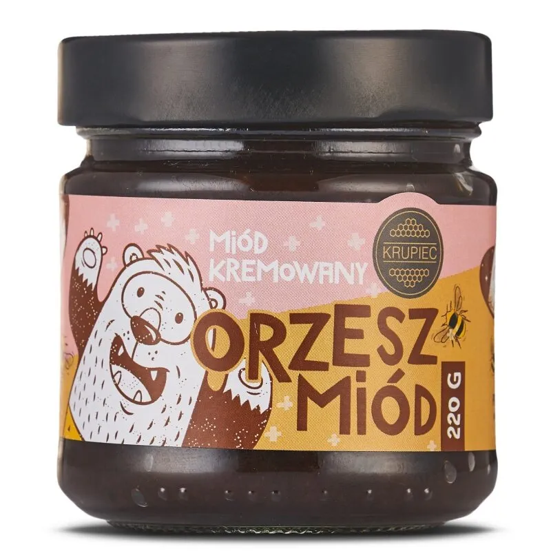 Miód Kremowany Orzeszmiód KRUPIEC 220g