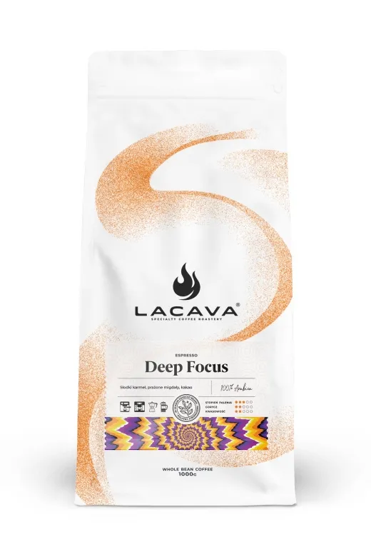 Kawa Ziarnista LACAVA Deep Focus 1kg