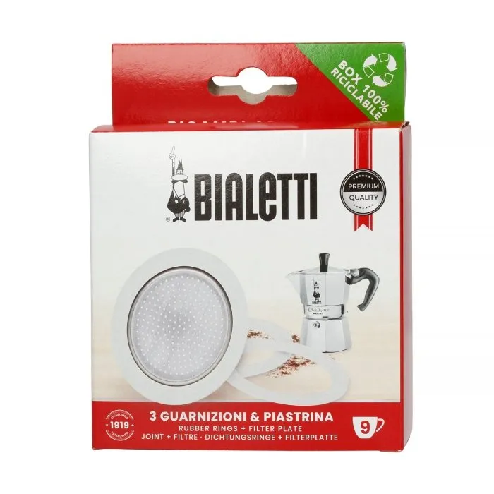 Uszczelki BIALETTI Do Kawiarek Aluminiowych 9 Filiżanek