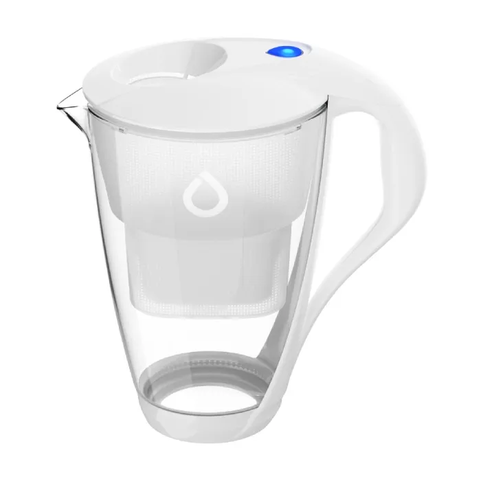 Szklany Dzbanek Filtrujący DAFI Crystal LED 2.0 l + 1 Filtr Unimax - Biały