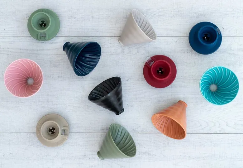 Ceramiczny Drip HARIO V60 Switch & Match 02 Matte Navy - Granatowy Mat