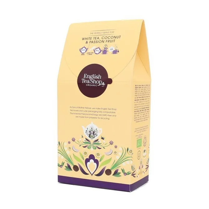 Herbata ENGLISH TEA SHOP White TEA Coconut & Passion Fruit 15x2g - Biała