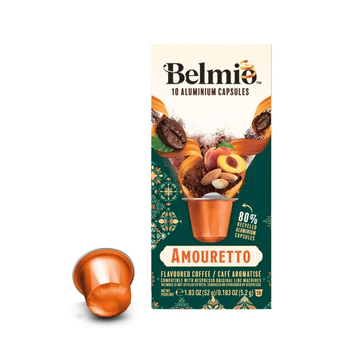 Kapsułki Do Nespresso BELMIO Amouretto 10 Sztuk