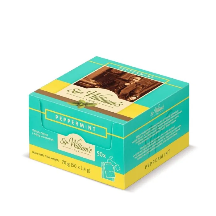 Herbata SIR Williams Tea Peppermint 50x1,6g - Zielona