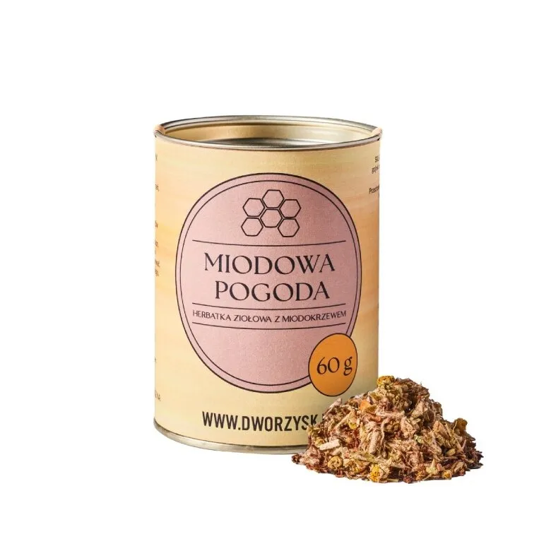 Herbatka Ziołowa DWORZYSK Miodowa Pogoda 60g