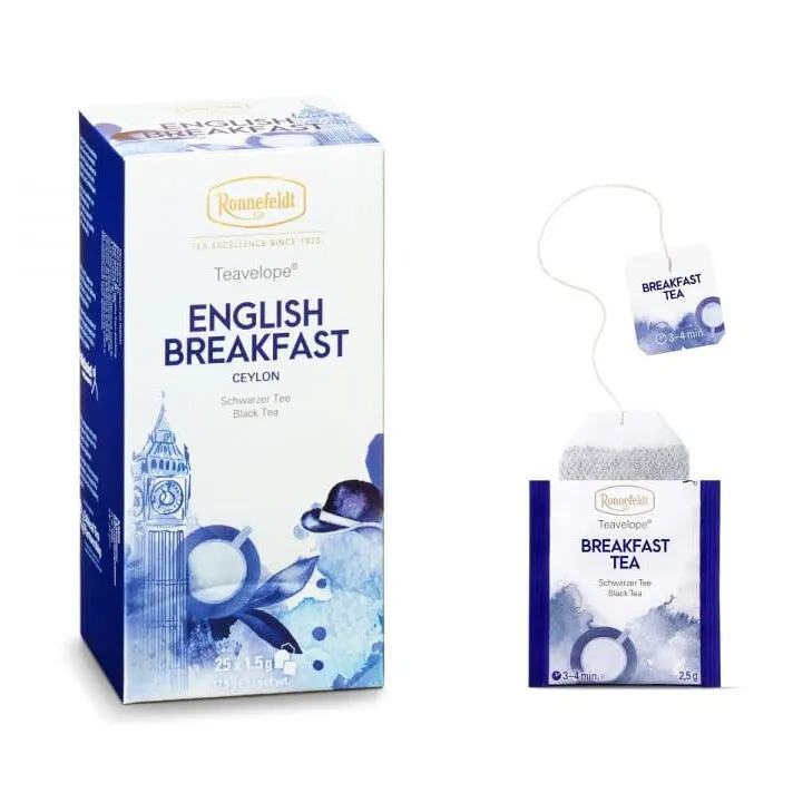 Herbata RONNEFELDT Teavelope English Breakfast 25x1,5g - Czarna