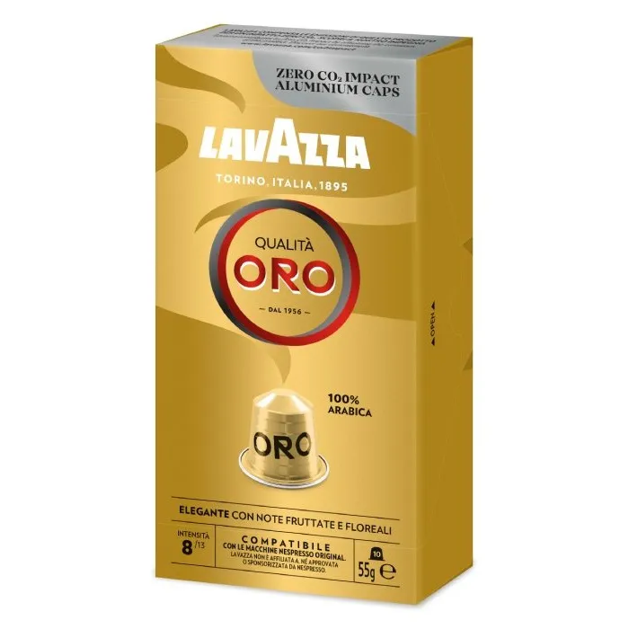 Kapsułki Do Nespresso* LAVAZZA Qualita Oro - 10 Sztuk