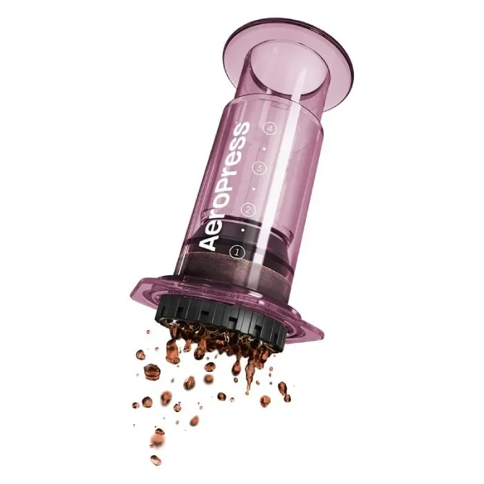 Zaparzacz Do Kawy AEROPRESS Clear - Różowy