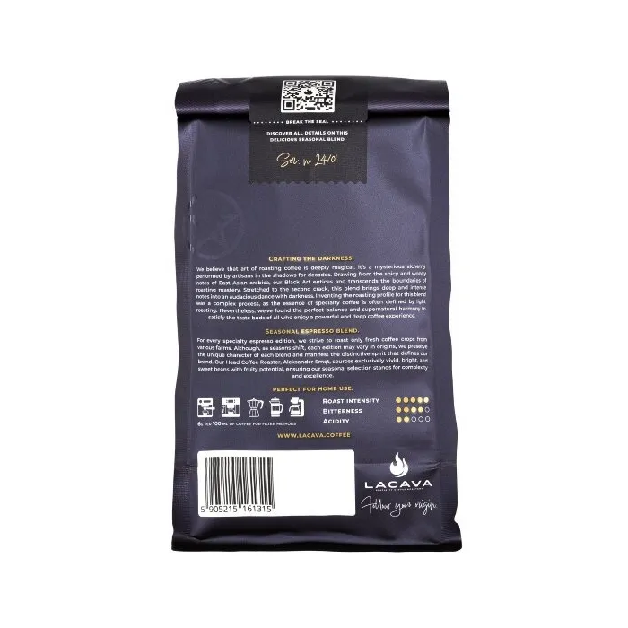Kawa Ziarnista LACAVA Black Art Espresso 350g