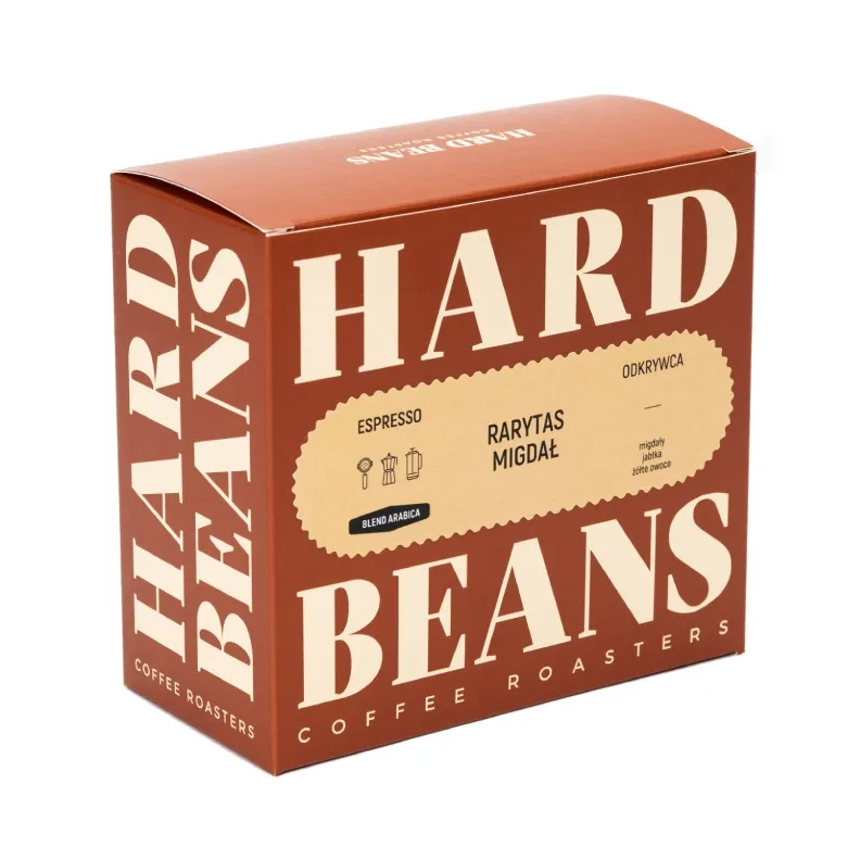 Kawa Ziarnista HARD BEANS Rarytas Migdał Espresso 250g