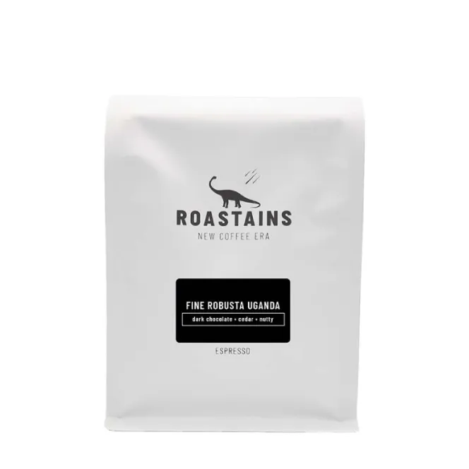 Kawa Ziarnista ROASTAINS Uganda Fine Robusta Kaweri Turaco ESPRESSO 250g