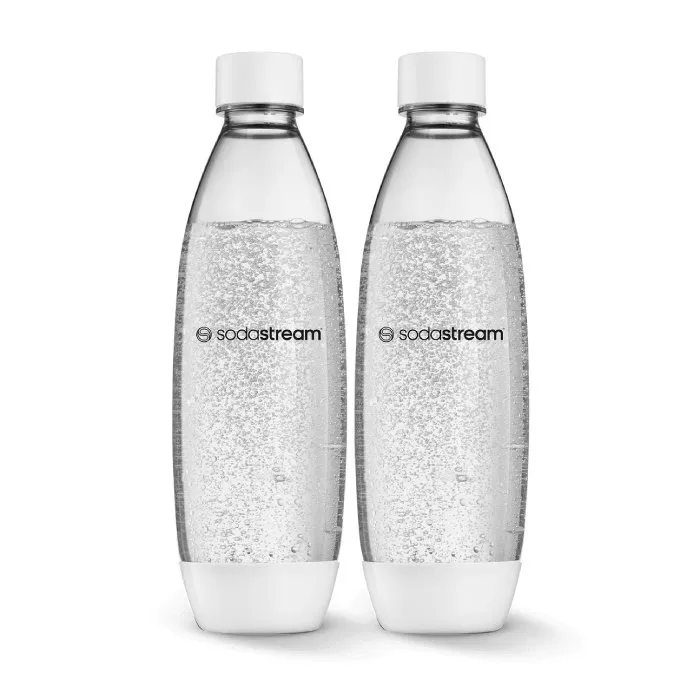 Butelki Na Wodę SODASTREAM Fuse 1l - Białe Dwupak