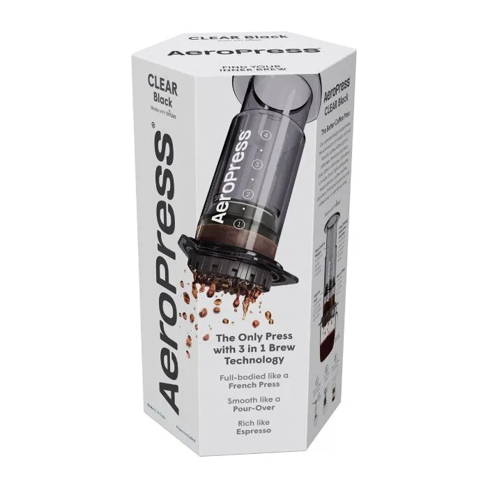 Zaparzacz Do Kawy AEROPRESS Clear - Czarny