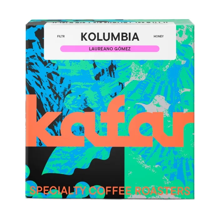 Kawa Ziarnista KAFAR Kolumbia Laureano Gomez Honey 250g