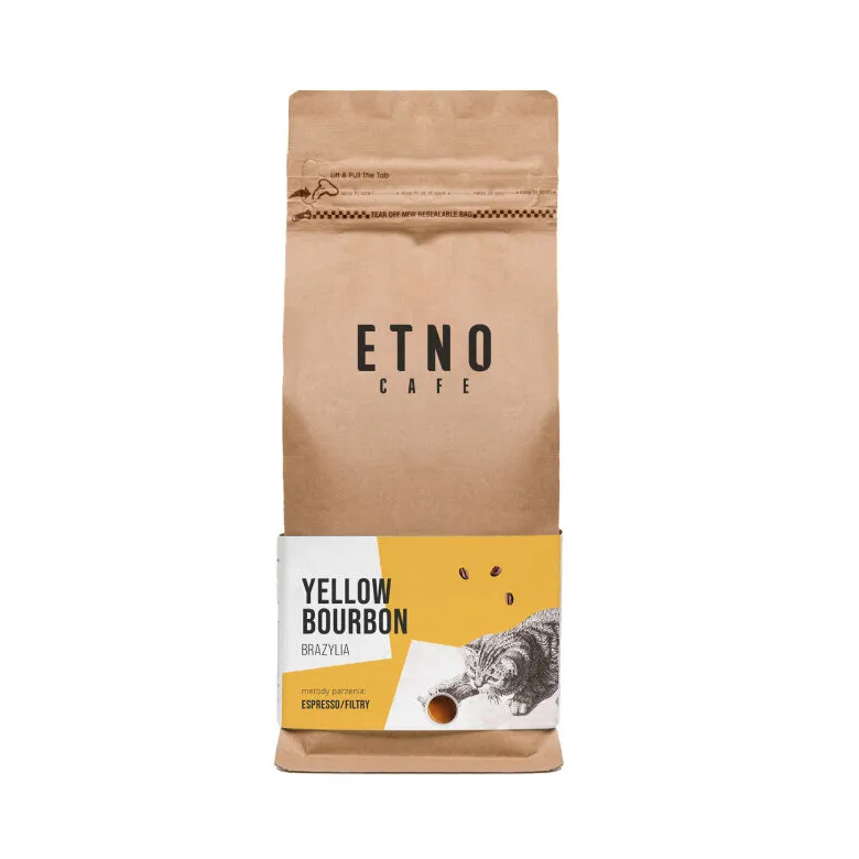 Kawa Ziarnista ETNO CAFE Yellow Bourbon 1kg