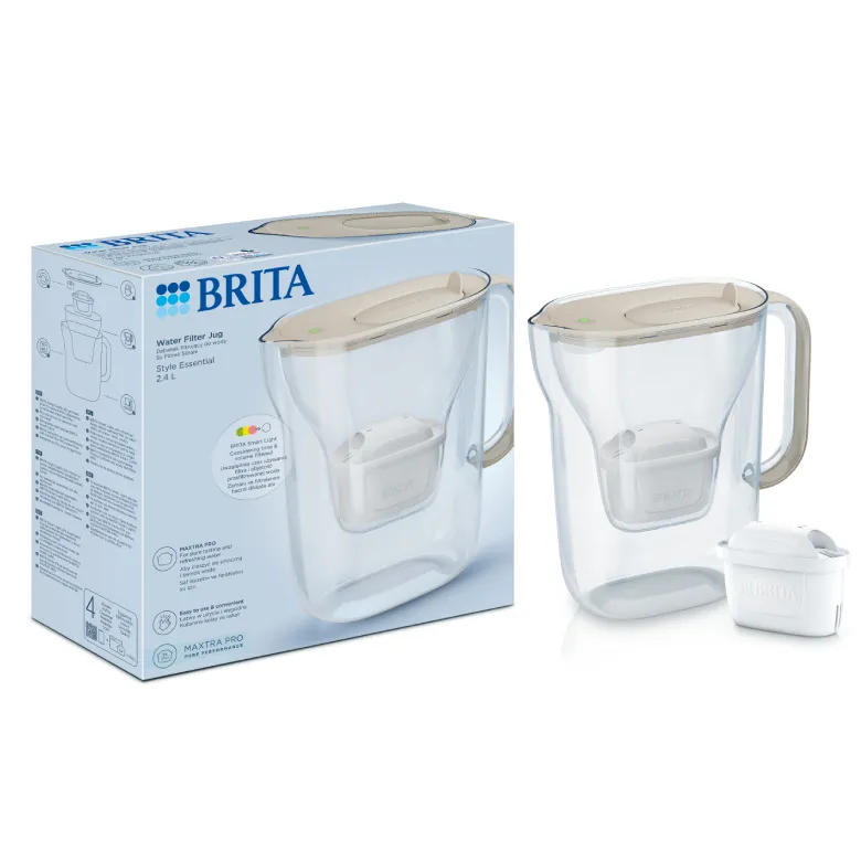Dzbanek Filtrujący BRITA Style Essential MAXTRA PRO Pure Performance 2,4 l - Piaskowy
