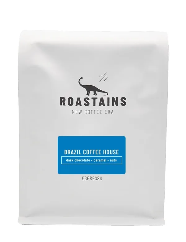 Kawa Ziarnista ROASTAINS Brazylia Coffee House ESPRESSO 1kg