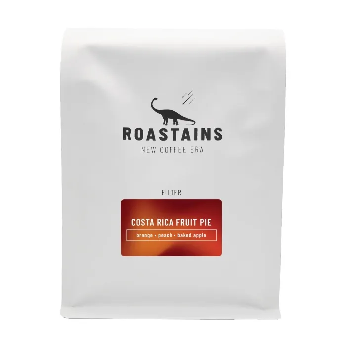 Kawa Ziarnista ROASTAINS Kostaryka Fruit Pie FILTR 250g