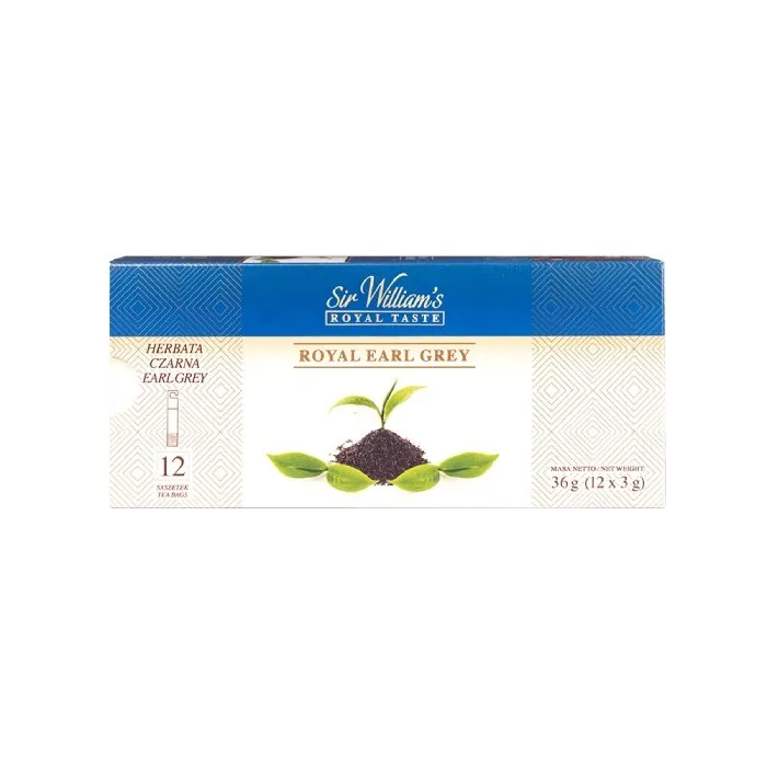 Herbata SIR Williams Royal Taste Earl Grey 12x3g - Czarna