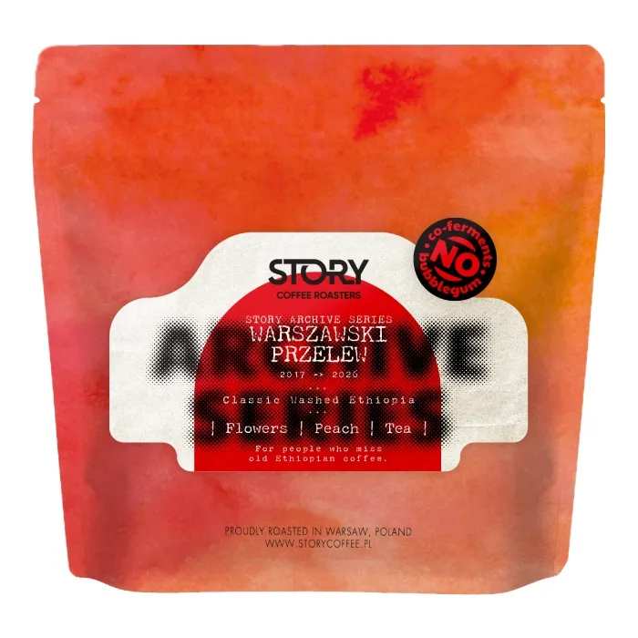 Kawa Ziarnista STORY Ethiopia Hambela Lalesa - Warszawski Przelew 250g