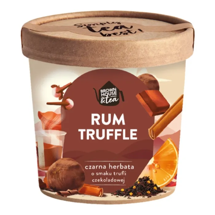 Herbata BROWN HOUSE & TEA Black TEA Rum Truffle 70g