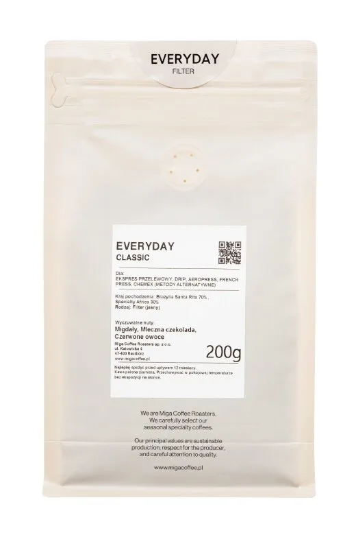 Kawa Ziarnista MIGA Everyday Classic Filtr 200g