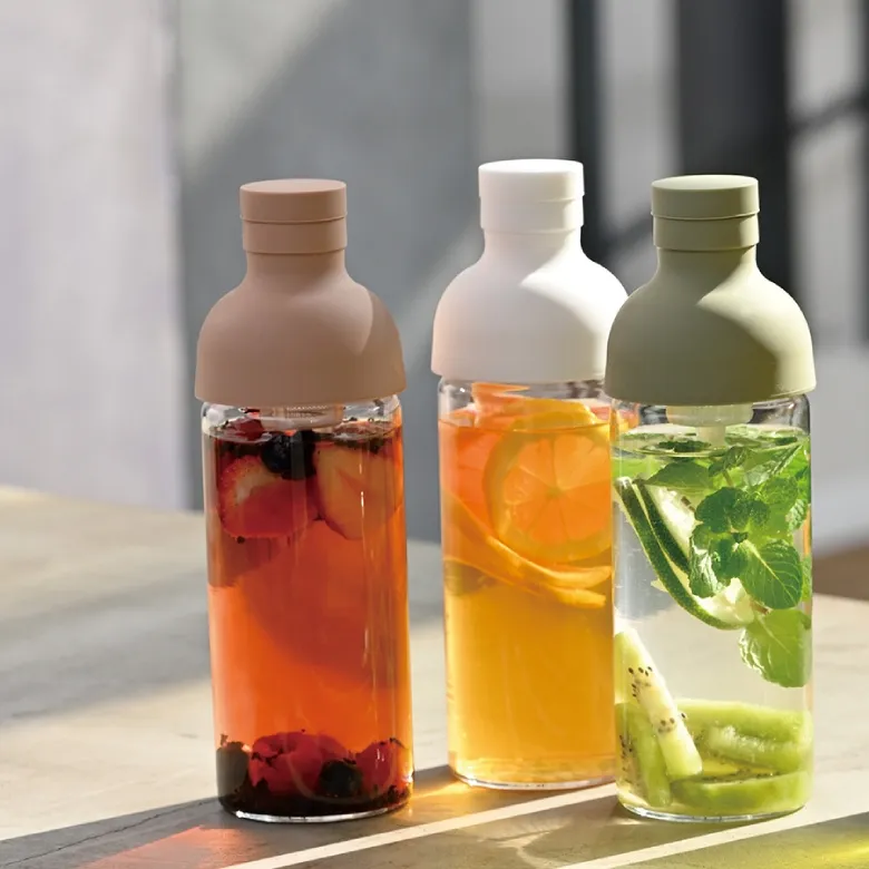 Butelka Z Filtrem Do Cold Brew Tea HARIO 300ml - Smokey Green