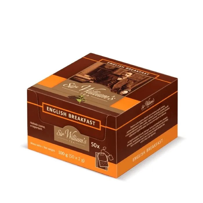 Herbata SIR Williams Tea English Breakfast 50x2g - Czarna