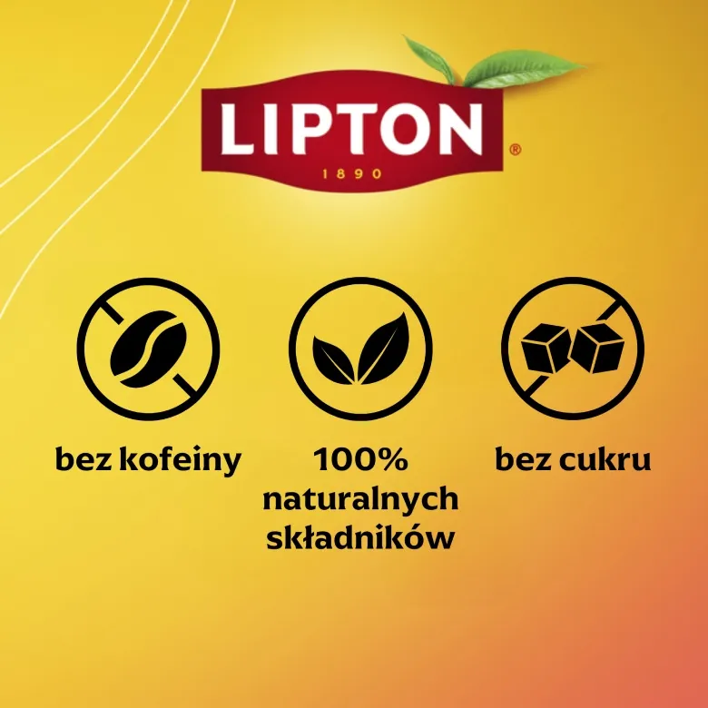 Herbata Owocowa LIPTON Brzoskwinia I Marakuja 20 Torebek