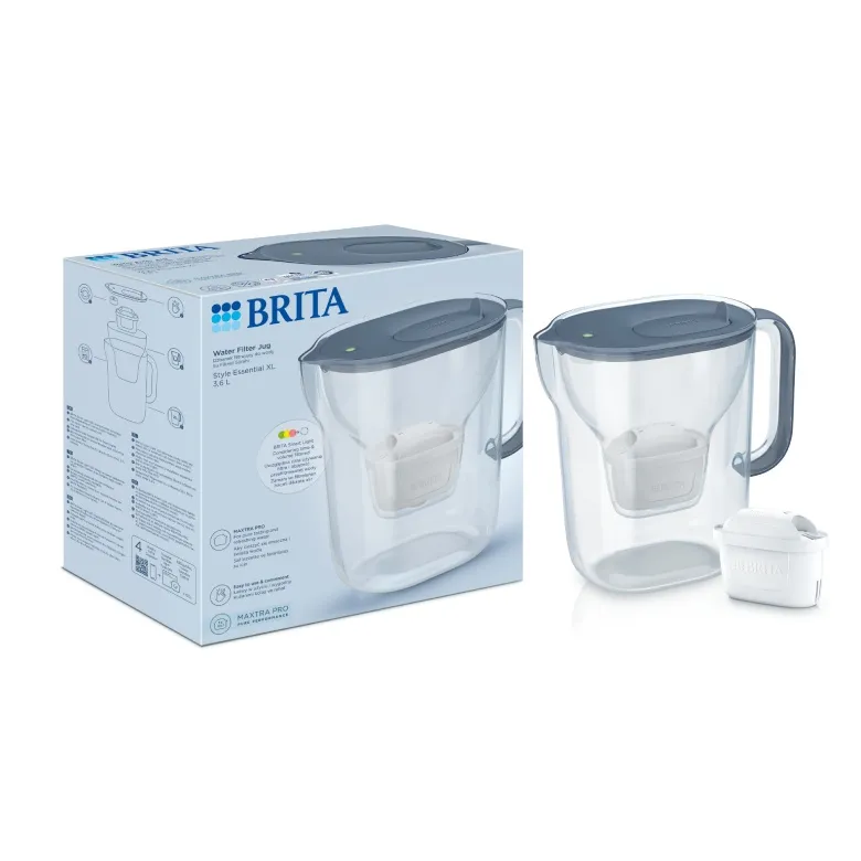 Dzbanek Filtrujący BRITA Style Essential XL 3,6 l + Wkład MAXTRAPRO Pure Performance - Ciemnoniebieski