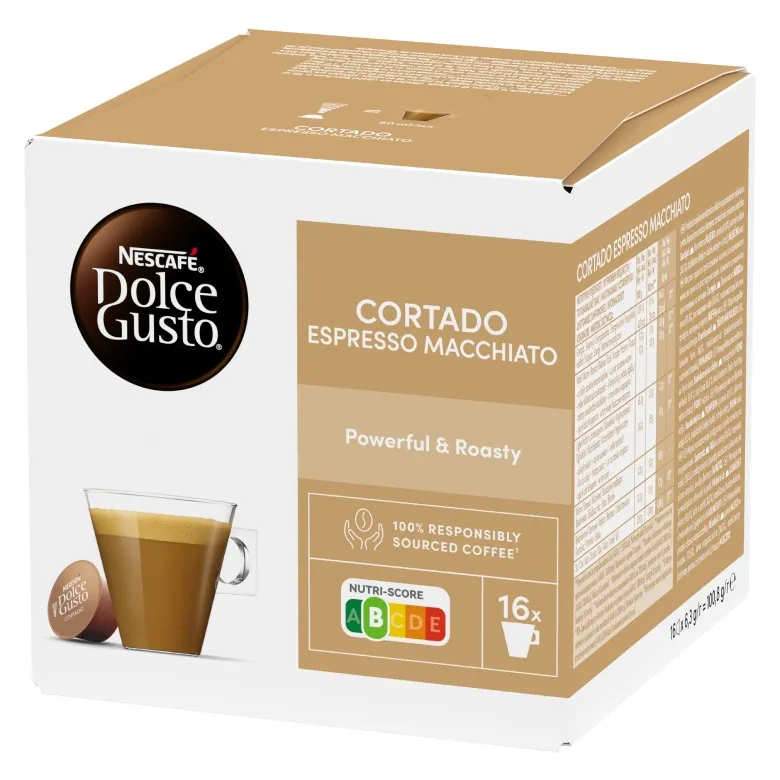 Kapsułki Nescafé Dolce Gusto Cortado Espresso Macchiato 16 Sztuk