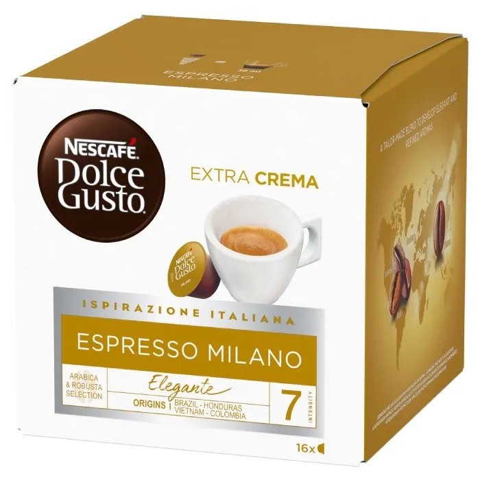 Kapsułki Nescafé Dolce Gusto Espresso Milano 16 Sztuk
