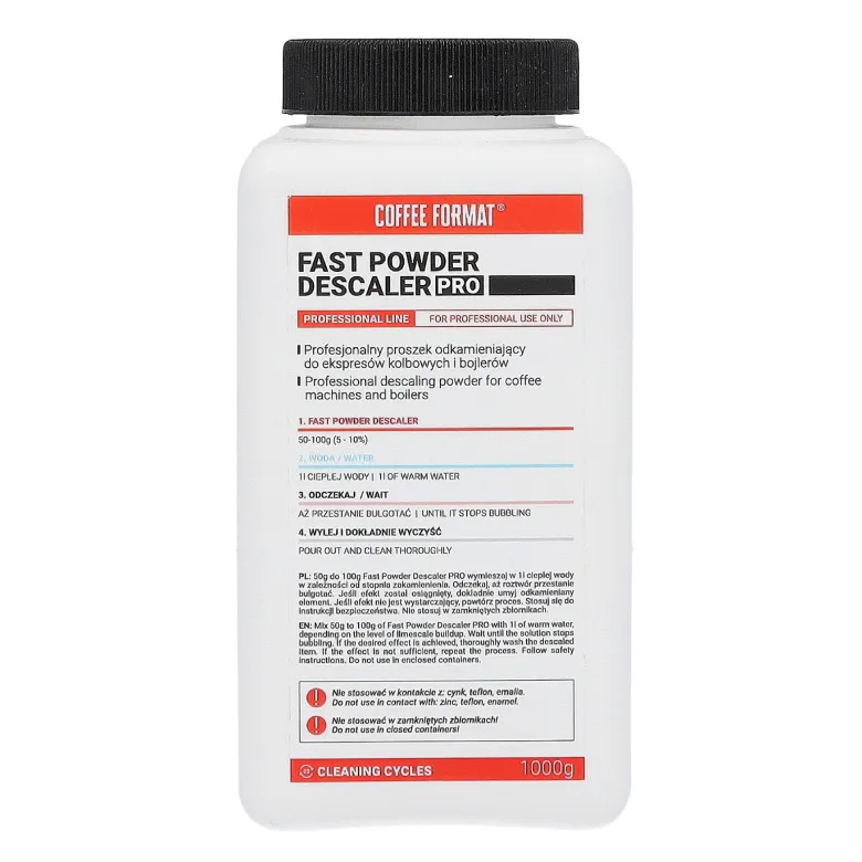 Odkamieniacz COFFEE FORMAT Fast Powder Descaler PRO 1kg