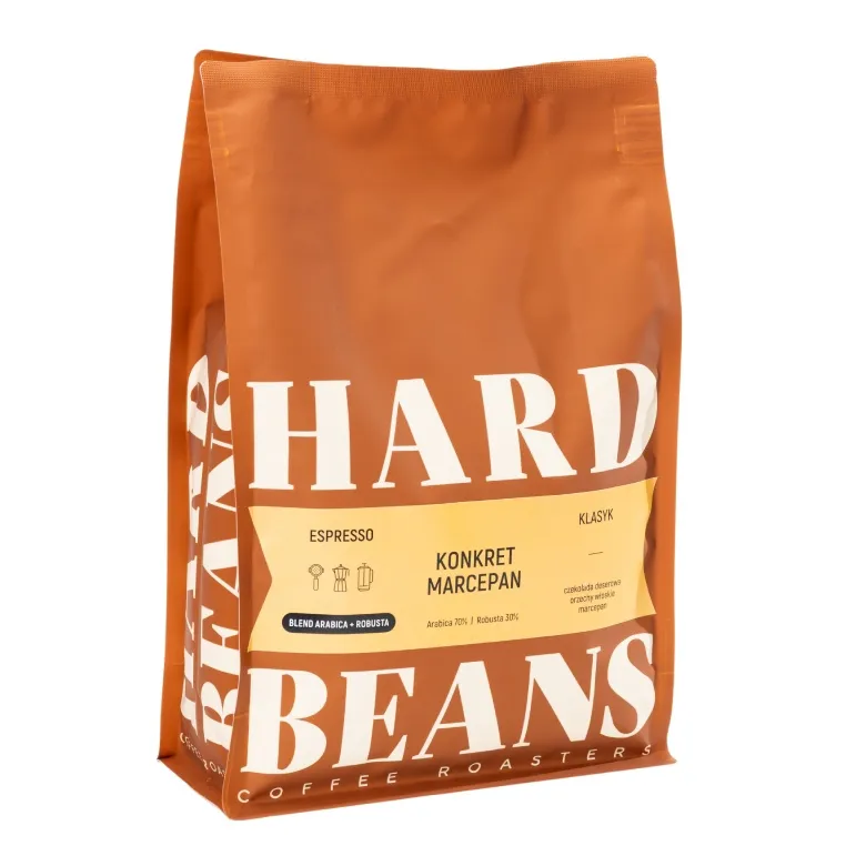 Kawa Ziarnista HARD BEANS Konkret Marcepan Espresso 1kg