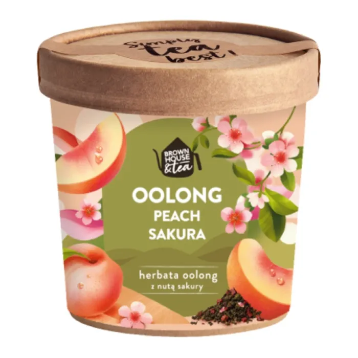 Herbata BROWN HOUSE & TEA Oolong Peach Sakura 50g