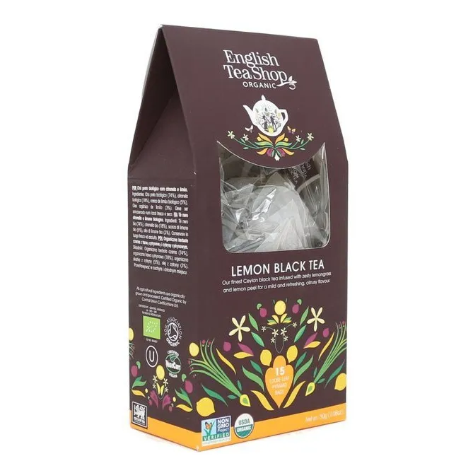 Herbata ENGLISH TEA SHOP Lemon Black TEA 15x2g - Czarna