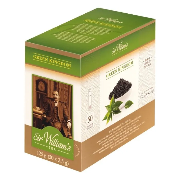 Herbata SIR Williams Royal Taste Green Kingdom 50x2,5g - Zielona
