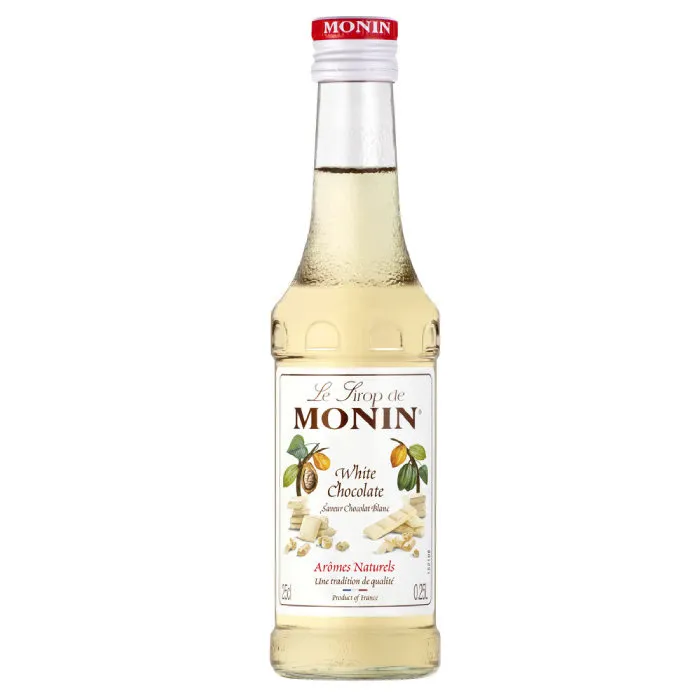 Syrop MONIN WHITE CHOCOLATE 0,25 l - Biała Czekolada
