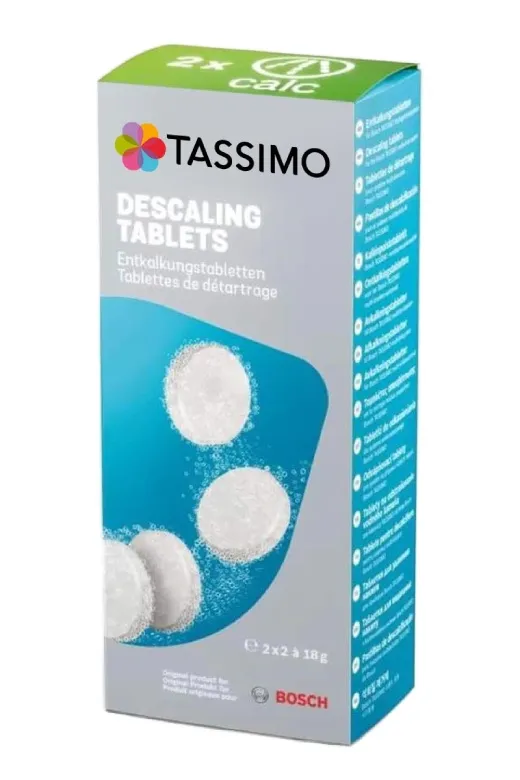 Tabletki Odkamieniające BSH TCZ6004 311909 BOSCH TASSIMO 4x18g - 2 Cykle