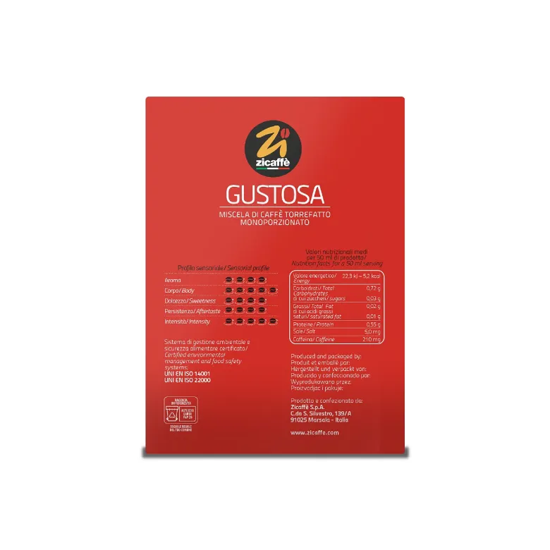 Kapsułki ZICAFFE Gustosa Do A Modo Mio 50 szt